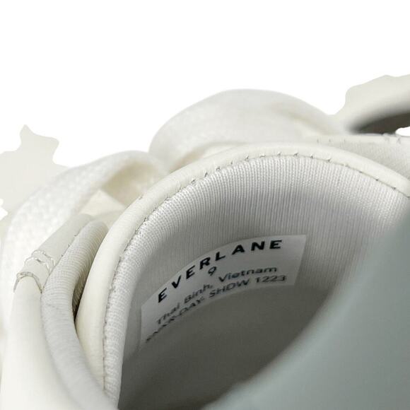 Everlane The Day Sneaker White w/ Gray Womens Size 9 - Picture 8 of 11